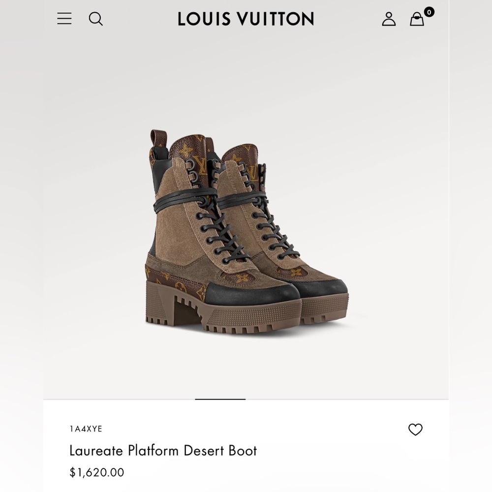 Louis Vuitton Laureate Platform Desert Boot